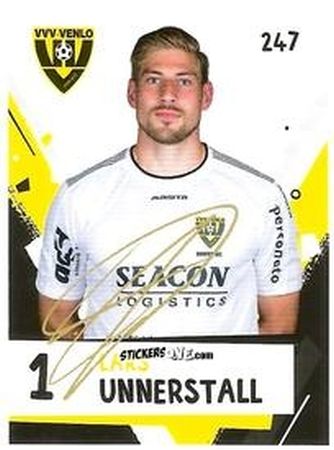 Cromo Lars Unnerstall - Eredivisie Voetbal plaatjes 2019 n. 247 - Albert Heijn
