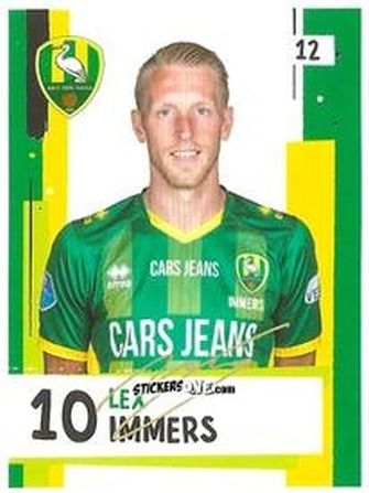 Sticker Lex Immers - Eredivisie Voetbal plaatjes 2019 n. 12 - Albert Heijn
