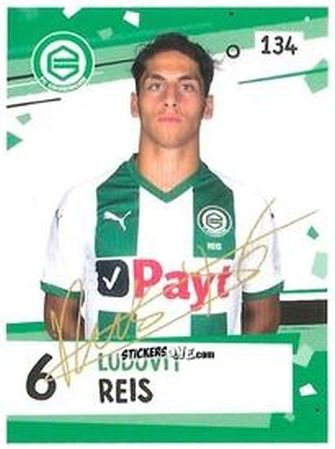 Figurina Ludovit Reis - Eredivisie Voetbal plaatjes 2019 n. 134 - Albert Heijn

