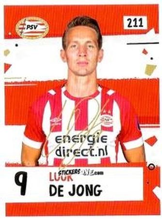 Sticker Luuk de Jong - Eredivisie Voetbal plaatjes 2019 n. 211 - Albert Heijn
