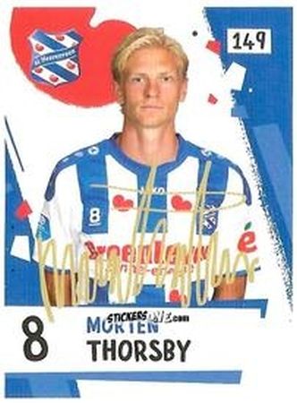 Sticker Morten Thorsby - Eredivisie Voetbal plaatjes 2019 n. 149 - Albert Heijn
