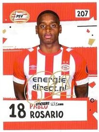Sticker Pablo Rosario - Eredivisie Voetbal plaatjes 2019 n. 207 - Albert Heijn
