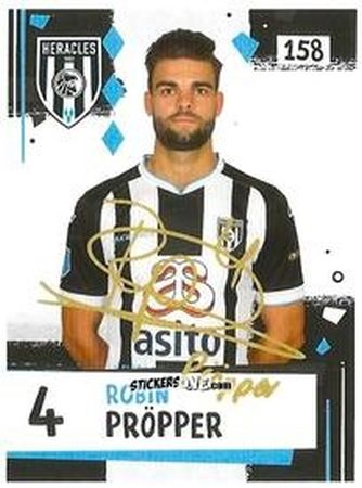 Sticker Robin Pröpper - Eredivisie Voetbal plaatjes 2019 n. 158 - Albert Heijn
