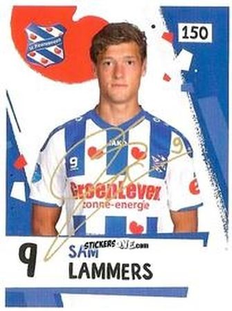 Sticker Sam Lammers - Eredivisie Voetbal plaatjes 2019 n. 150 - Albert Heijn
