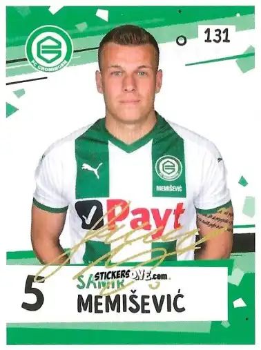 Cromo Samir Memiševic - Eredivisie Voetbal plaatjes 2019 n. 131 - Albert Heijn
