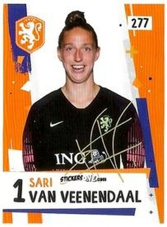 Cromo Sari van Veenendaal - Eredivisie Voetbal plaatjes 2019 n. 277 - Albert Heijn
