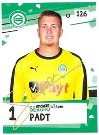 Sticker Sergio Padt - Eredivisie Voetbal plaatjes 2019 n. 126 - Albert Heijn
