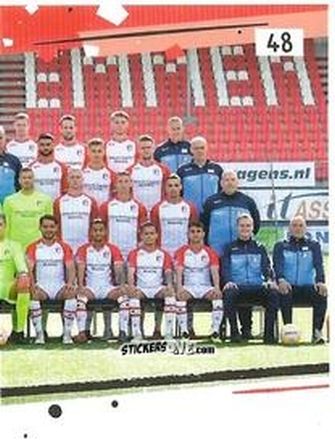 Sticker Team Photo - Eredivisie Voetbal plaatjes 2019 n. 48 - Albert Heijn

