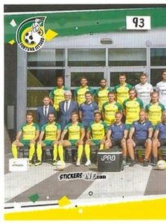 Sticker Team Photo - Eredivisie Voetbal plaatjes 2019 n. 93 - Albert Heijn
