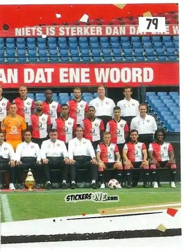 Sticker Team Photo - Eredivisie Voetbal plaatjes 2019 n. 79 - Albert Heijn
