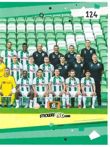 Sticker Team Photo - Eredivisie Voetbal plaatjes 2019 n. 124 - Albert Heijn
