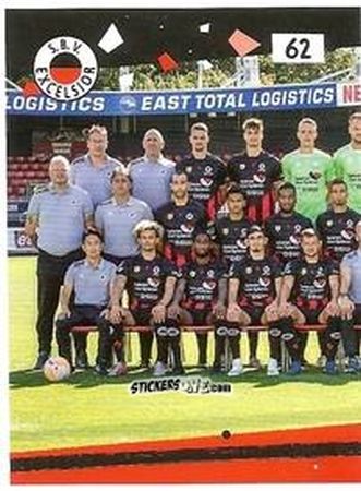 Sticker Team Photo - Eredivisie Voetbal plaatjes 2019 n. 62 - Albert Heijn
