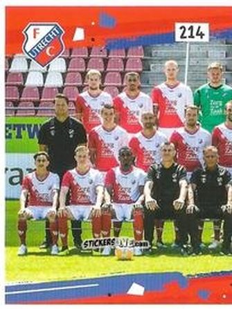 Sticker Team Photo - Eredivisie Voetbal plaatjes 2019 n. 214 - Albert Heijn
