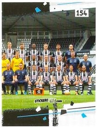 Sticker Team Photo - Eredivisie Voetbal plaatjes 2019 n. 154 - Albert Heijn
