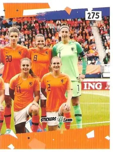 Sticker Team Photo Netherlands - Eredivisie Voetbal plaatjes 2019 n. 275 - Albert Heijn
