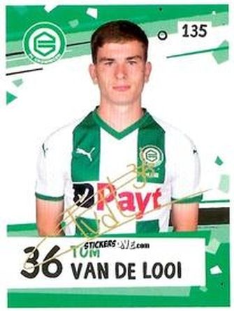 Figurina Tom van de Looi - Eredivisie Voetbal plaatjes 2019 n. 135 - Albert Heijn
