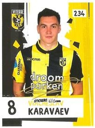 Sticker Viacheslav Karavaev - Eredivisie Voetbal plaatjes 2019 n. 234 - Albert Heijn
