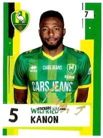 Figurina Wilfried Kanon - Eredivisie Voetbal plaatjes 2019 n. 7 - Albert Heijn
