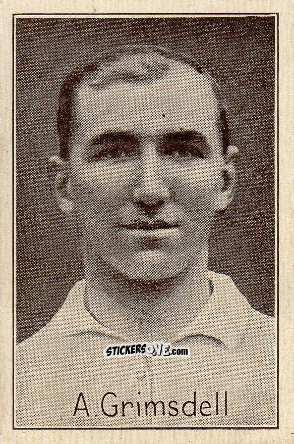Cromo Arthur Grimsdell - English League(Div1) Footer Captains n. 22 - Amalgamated Press
