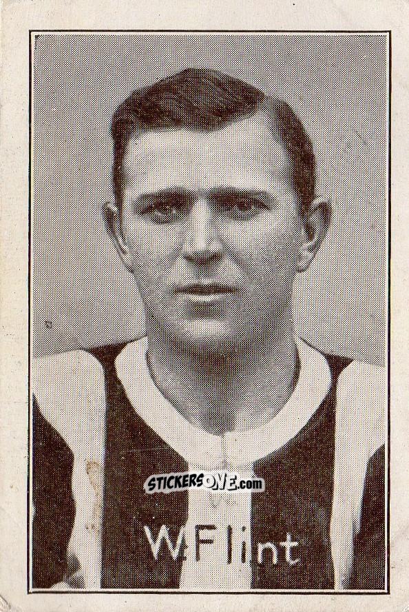 Figurina Billy Flint - English League(Div1) Footer Captains n. 9 - Amalgamated Press
