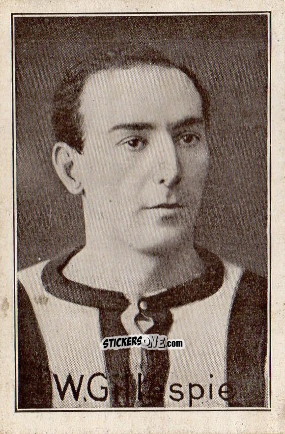 Cromo Billy Gillespie - English League(Div1) Footer Captains n. 4 - Amalgamated Press
