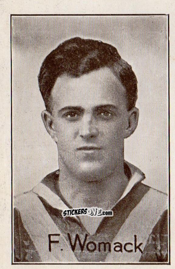 Figurina Frank Womack - English League(Div1) Footer Captains n. 14 - Amalgamated Press

