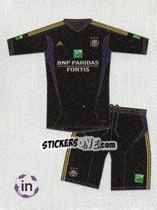 Sticker Kit Home - FOOT Belgium 2011-2012 n. 3 - Panini