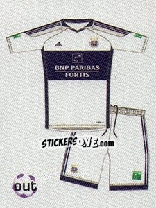 Cromo Kit Away - FOOT Belgium 2011-2012 - Panini