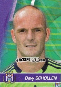 Figurina Davy Schollen - FOOT Belgium 2011-2012 n. 8 - Panini