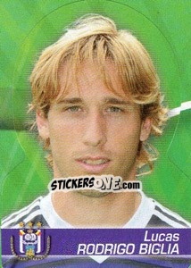 Sticker Lucas Rodrigo Biglia - FOOT Belgium 2011-2012 n. 17 - Panini