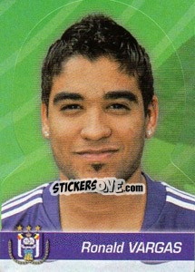 Sticker Ronald Vargas - FOOT Belgium 2011-2012 n. 21 - Panini
