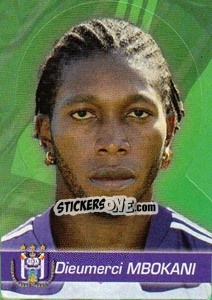 Figurina Dieumerci Mbokani - FOOT Belgium 2011-2012 - Panini