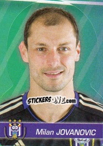 Sticker Milan Jovanovic - FOOT Belgium 2011-2012 - Panini