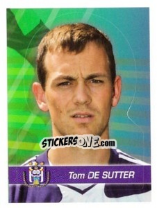 Sticker Tom De Sutter - FOOT Belgium 2011-2012 - Panini