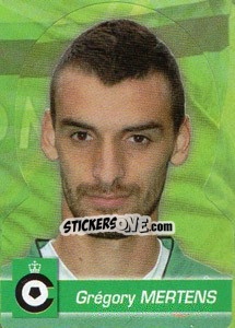 Cromo Gregory Mertens - FOOT Belgium 2011-2012 n. 34 - Panini