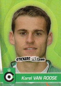 Sticker Karel Van Roose - FOOT Belgium 2011-2012 n. 39 - Panini