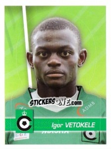 Sticker Igor Vetokele - FOOT Belgium 2011-2012 n. 41 - Panini