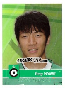 Sticker Yang Wang - FOOT Belgium 2011-2012 - Panini