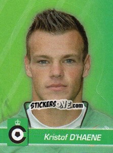 Figurina Kristof D'Haene - FOOT Belgium 2011-2012 - Panini