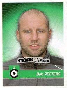 Sticker Entraineur Bob Peeters - FOOT Belgium 2011-2012 - Panini