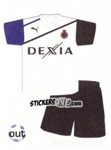 Sticker Kit Away - FOOT Belgium 2011-2012 n. 56 - Panini
