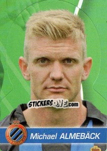 Sticker Michael Almeback - FOOT Belgium 2011-2012 - Panini