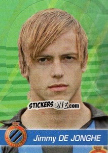 Sticker Jimmy De Jonghe - FOOT Belgium 2011-2012 - Panini