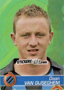 Sticker Daan Van Gijseghem - FOOT Belgium 2011-2012 n. 67 - Panini