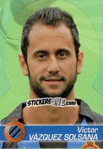 Sticker Victor Vazquez Solsana - FOOT Belgium 2011-2012 - Panini