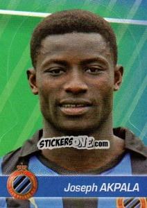 Sticker Joseph Akpala - FOOT Belgium 2011-2012 n. 76 - Panini