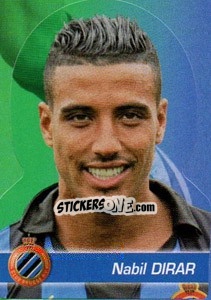 Sticker Nabil Dirar - FOOT Belgium 2011-2012 - Panini
