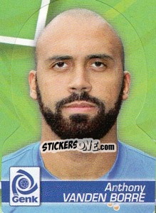 Sticker Anthony Vanden Borre - FOOT Belgium 2011-2012 n. 84 - Panini