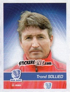 Cromo Entraineur Trond Sollied - FOOT Belgium 2011-2012 n. 106 - Panini