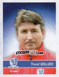 Cromo Entraineur Trond Sollied - FOOT Belgium 2011-2012 - Panini